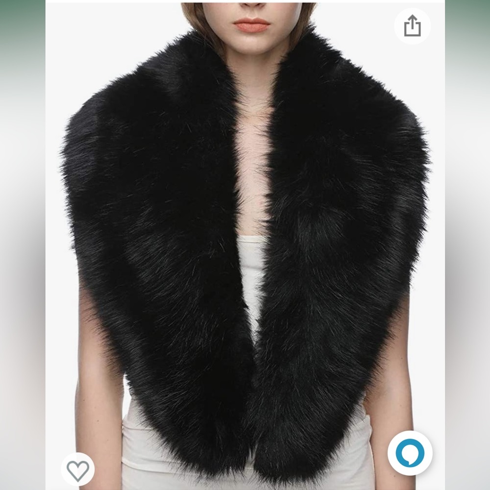 Faux fur collar